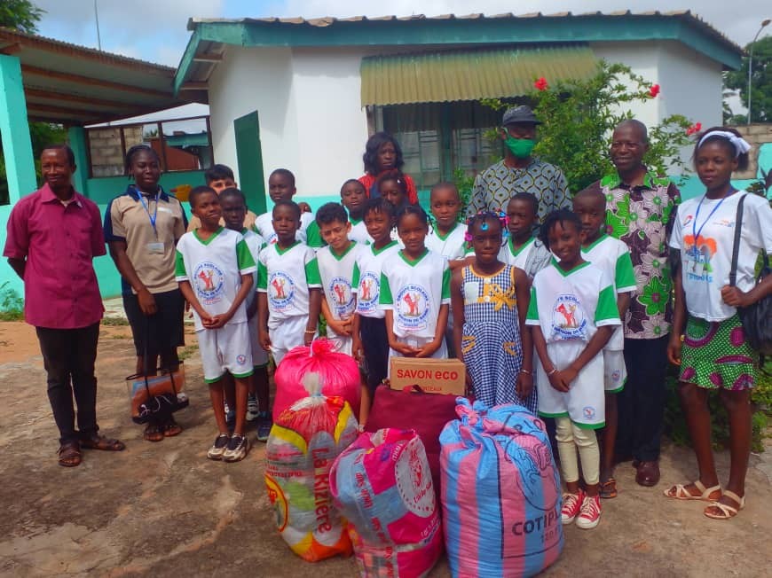 MERCI AUX ELEVES DU GROUPE SCOLAIRE LE BAMBI DE BOUAKE 2022